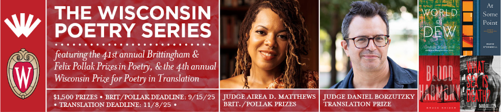 The Wisconsin Poetry Series  //  WICW Poetry & Fiction Fellowships