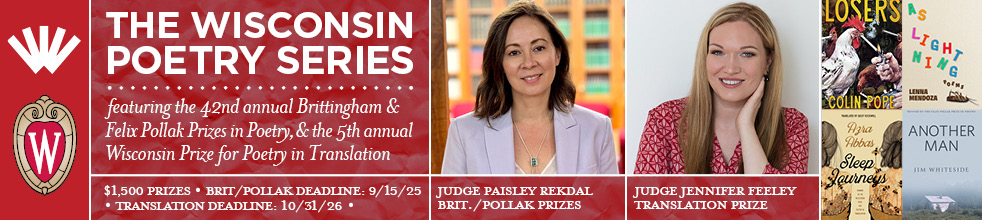 The Wisconsin Poetry Series // WICW Poetry & Fiction Fellowships