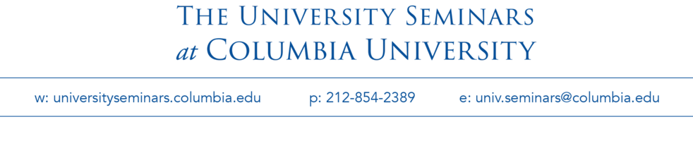 Columbia University / The University Seminars